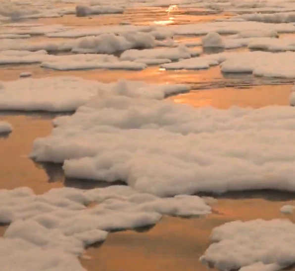 Sediment in the river