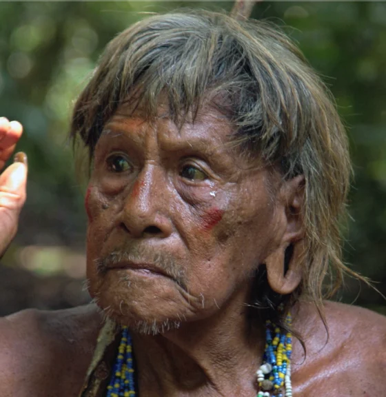 Elderly man from the Yasuni tribe